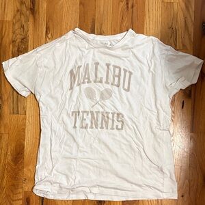 Abercrombie & Fitch White Malibu Tennis Tee